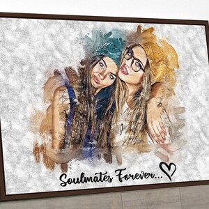 Personalized Gift Best Friend Gifts Best Friend Birthday Gifts for Her Best Friend Print Friendship Gift for Friends Sister Bestie gift