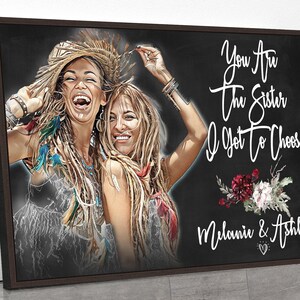 Personalized Gift Best Friend Gifts Best Friend Birthday Gifts for Her April Birthday Print Friendship Gift for Friends Sister Bestie gift