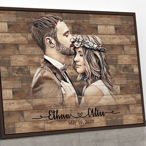 Personalized Wedding Gift for Couple Rustic Home Decor Housewarming Gift  Wall Decor Farmhouse Decor Bridal Shower Gift Engagement Gift 