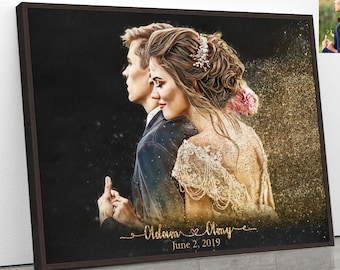 Unique wedding gifts home decor wall art personalized wedding gift for parents engagement gift for couple gift rustic wedding gift for bride