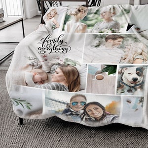 Custom Blanket With Picture Photo Blanket Collage Personalized
