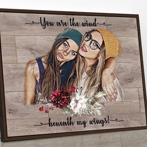 Best friend gifts best friend birthday gifts for her personalized gift for women gifts ideas girl friendship gift bestie wall art BFF print image 3