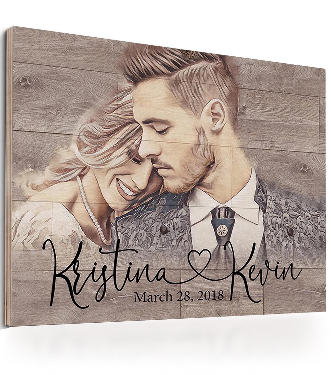 Custom Portrait From Photo ,custom Wall Art, Personalized Gift for Him ...