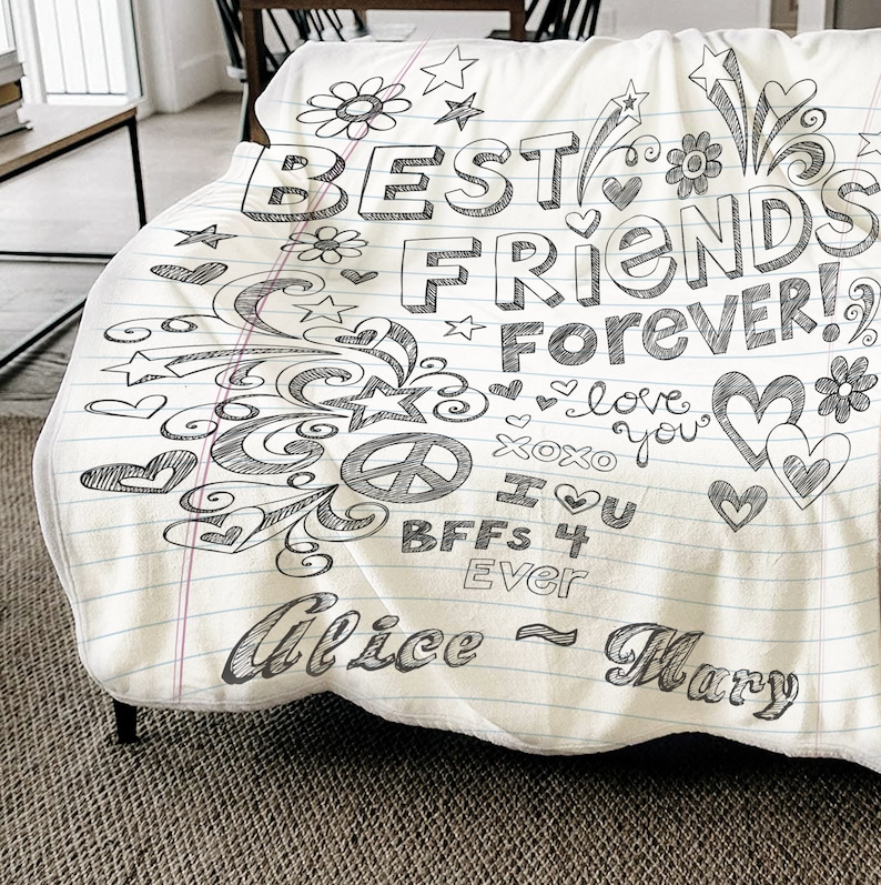 Custom Blanket Personalized Blanket Personalized Gift for Her Etsy