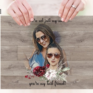 Best friend gifts best friend birthday gifts for her personalized gift for women gifts ideas girl friendship gift bestie wall art BFF print image 7