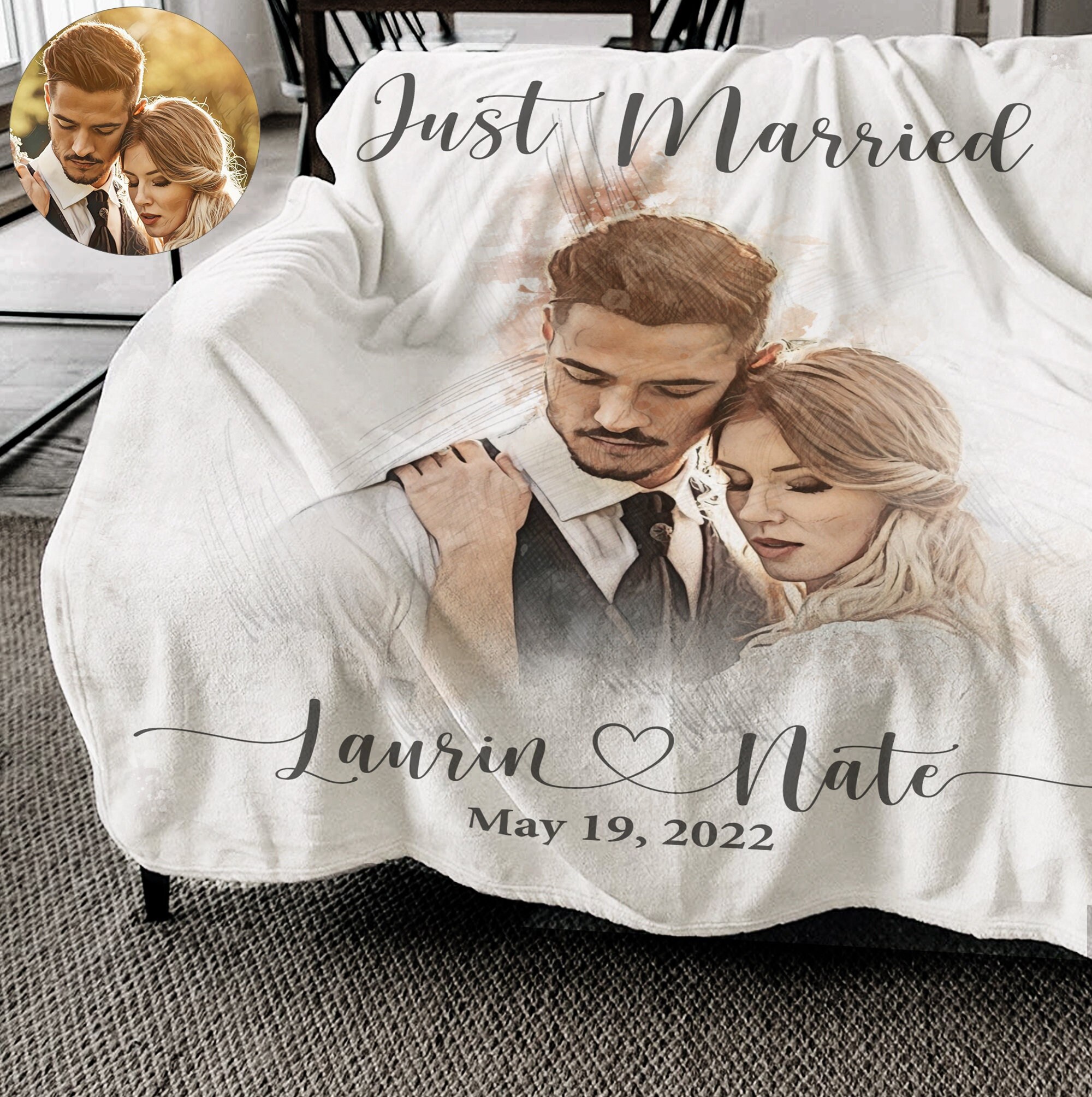 Wedding Gifts for Couple 2023 Cool Anniversary Bridal Shower  Gift Ideas Unique Engagement Marriage Blanket to Wife Husband Newlywed  Gifts for Her Him Mr. Mrs Presents Super Soft Throw Blanket 60
