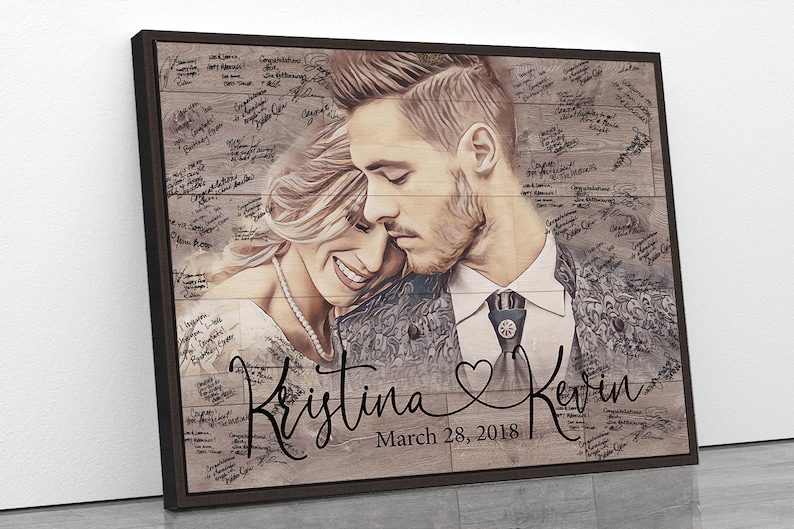 wedding guest book alternative sign wedding decor personalized guest book photo wedding guestbook alternative ideas wood wedding decorations image 1