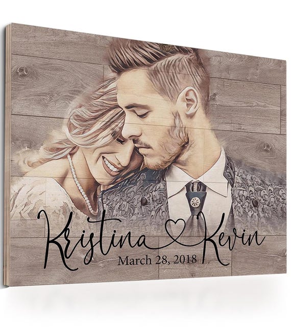 Personalised Wedding Gift For Couple, Bride And Groom Custom