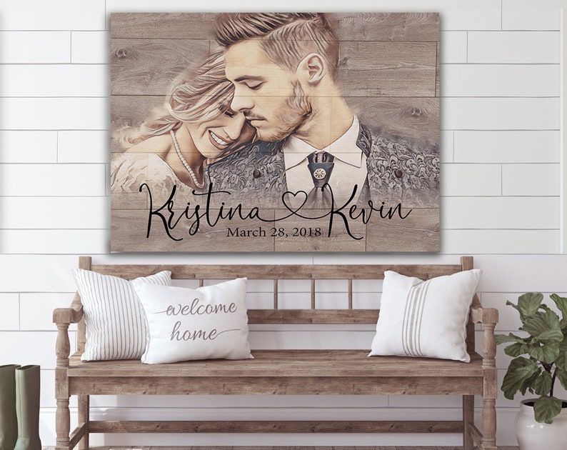 Personalized Gift for Men Gift Personalized Art Custom Canvas Art Personalized Gift for Husband Gift Personalized Gift for Boyfriend Gift image 7