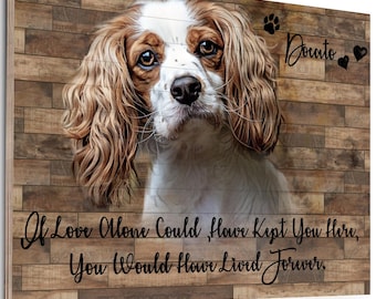 Pet Memorial Gift Dog Memorial Gift Loss Of Dog Mom Custom Pet Portrait In Memory Of Pet Sympathy Gift Personalized Pet Remembrance Gift