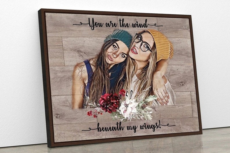 Best friend gifts best friend birthday gifts for her personalized gift for women gifts ideas girl friendship gift bestie wall art BFF print image 3