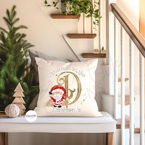 Personalised Christmas Cushion Cover | Themed Cushion Cover | Family Cushion | Christmas Decoration