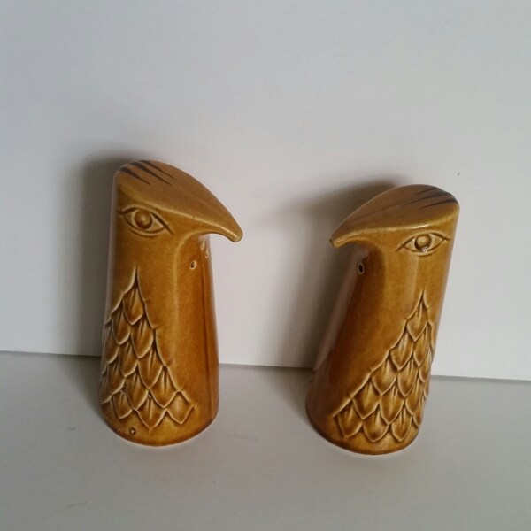 Holt Howard Falcon salt and pepper shakers