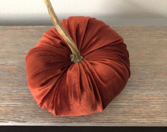Rust Velvet Pumpkin