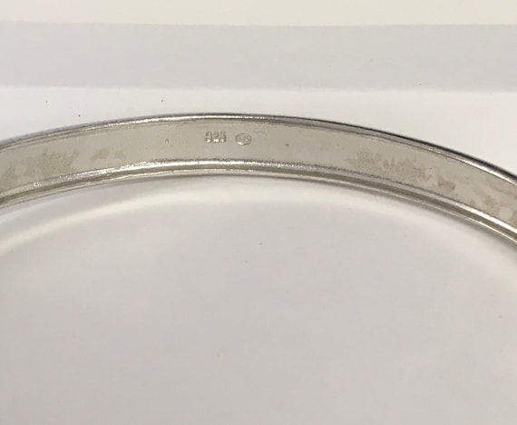 Multi colored gemstone bangle bracelet - image 6