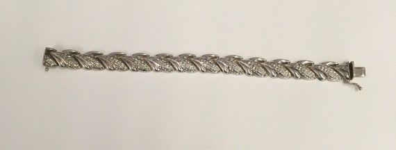 Fancy link sterling silver bracelet - image 6