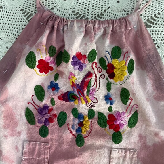 Vintage handmade 70s embroidered dress - image 4
