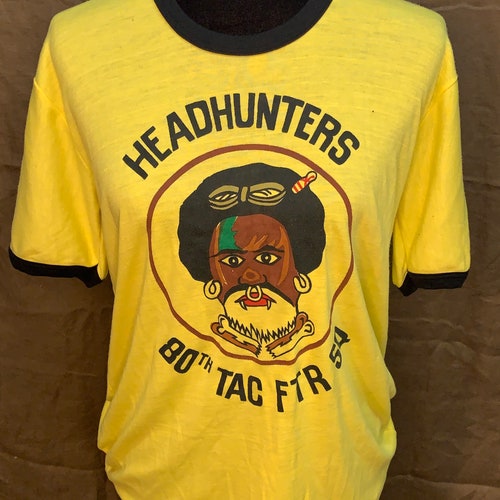Vintage Headhunters Squadron ringer tee shops