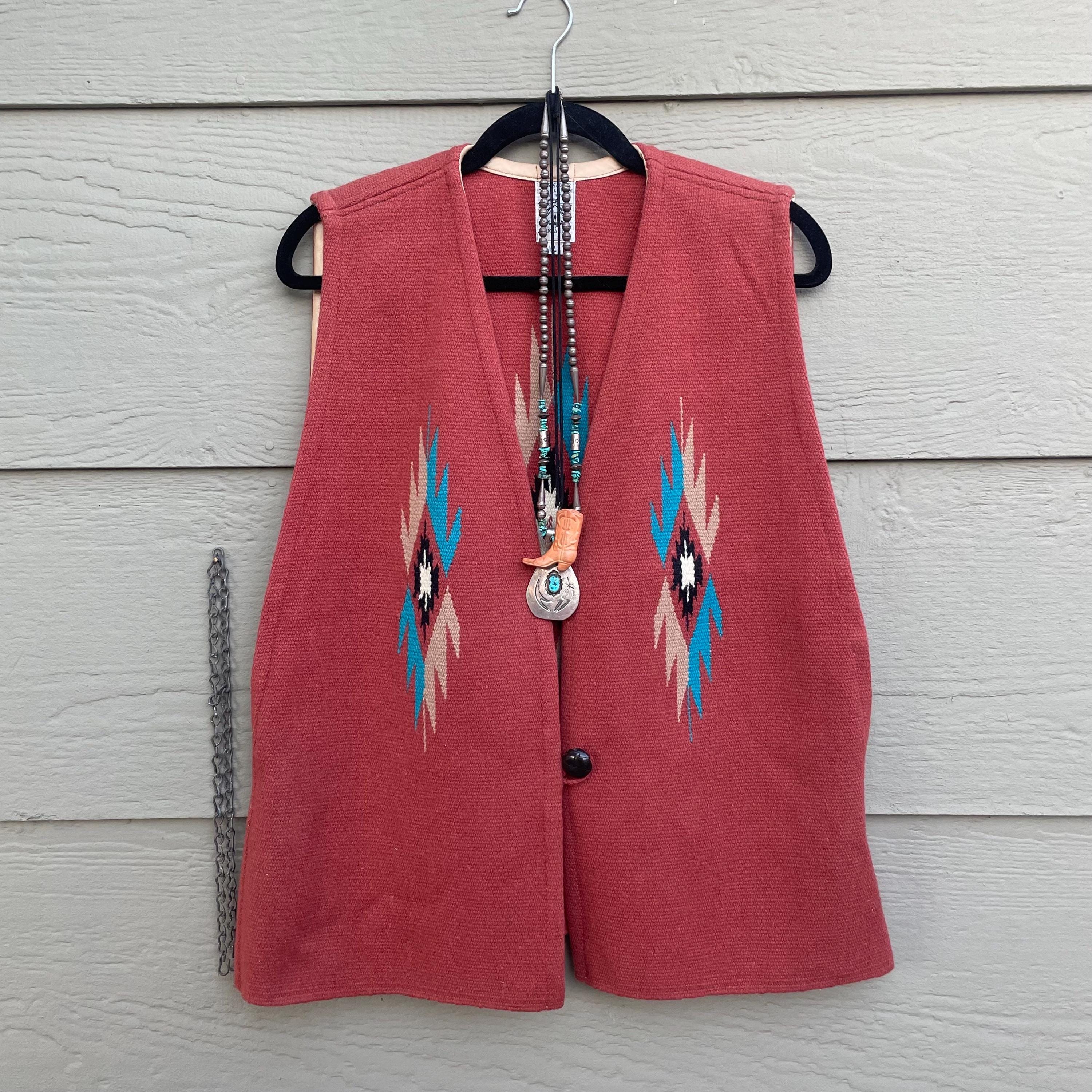 Chimayo Wool Vest - Etsy Ireland