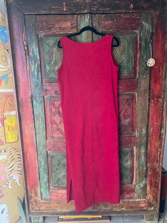 Folk bird patchwork upcycled dress - image 4