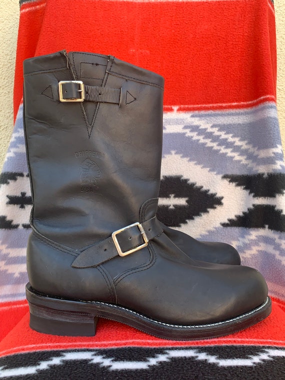 Chippewa motorcycle boots men 9.5