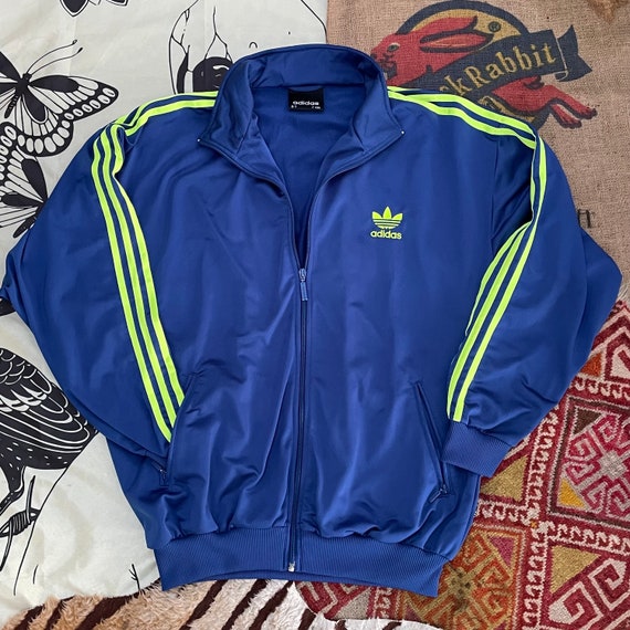 Vintage Adidas trefoil track sweat jacket - image 2