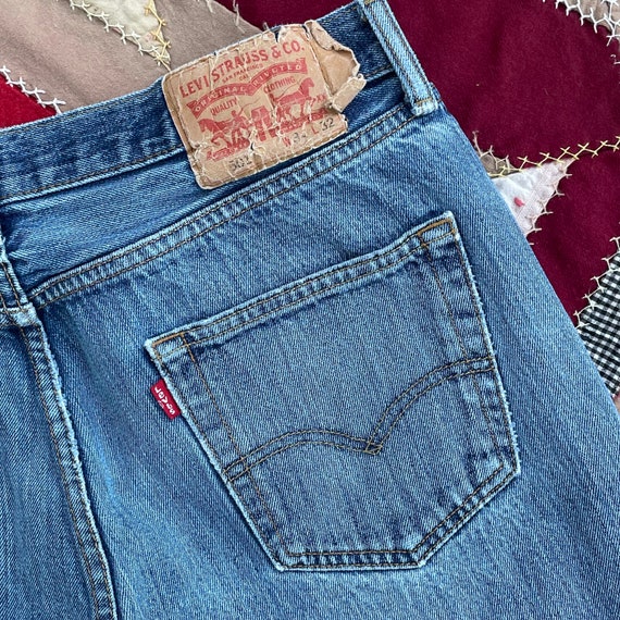 Upcycled western 501 levi patched up jeans - image 6