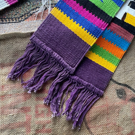 Vintage handmade sash serape - image 2