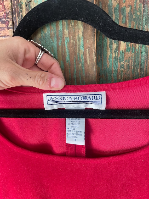 Folk bird patchwork upcycled dress - image 5