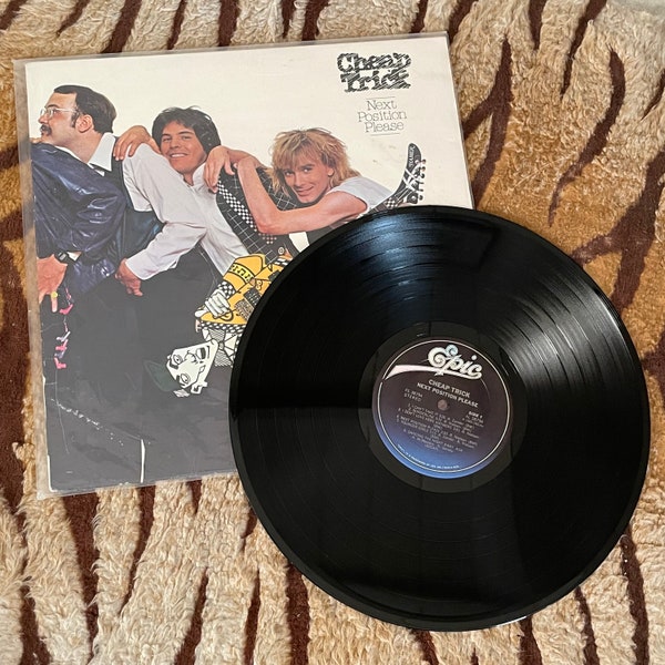 Vintage 80s Cheap Trick Vinyl record