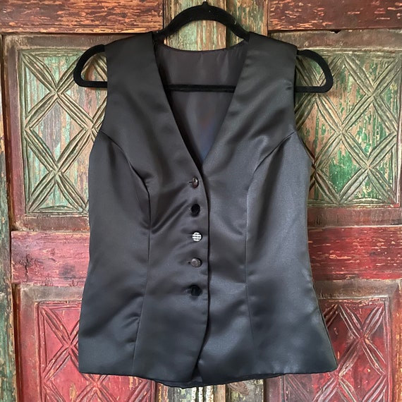 Vintage 60s 70s upcycled vest - image 9