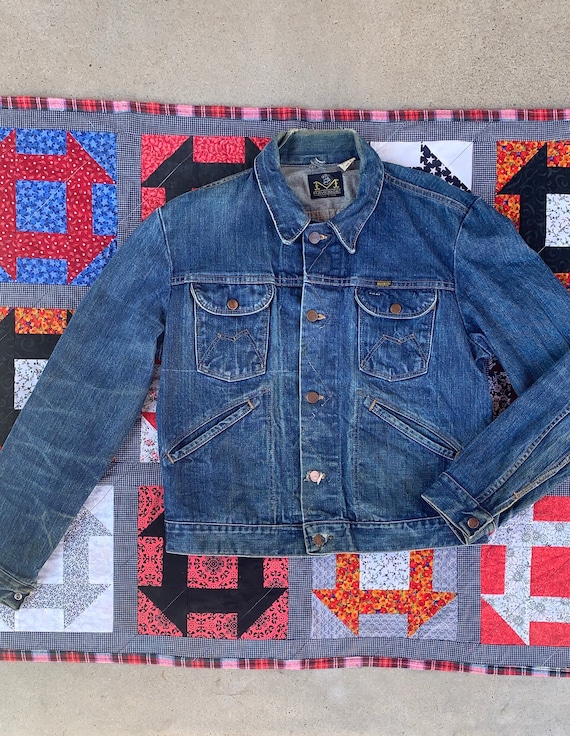 Vintage 70s Maverick trucker jean Jacket