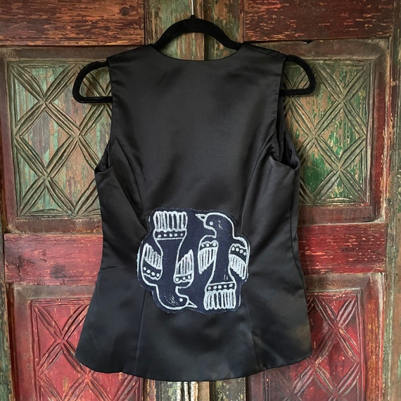 Vintage 60s 70s upcycled vest - image 8