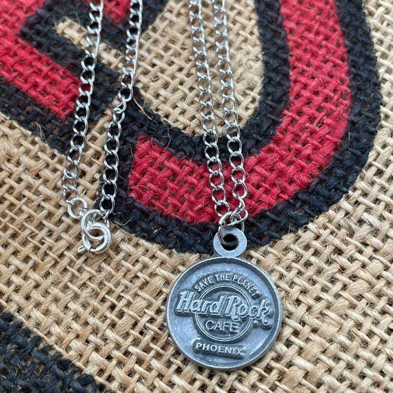 Vintage Hard Rock Charm Necklace Etsy UK
