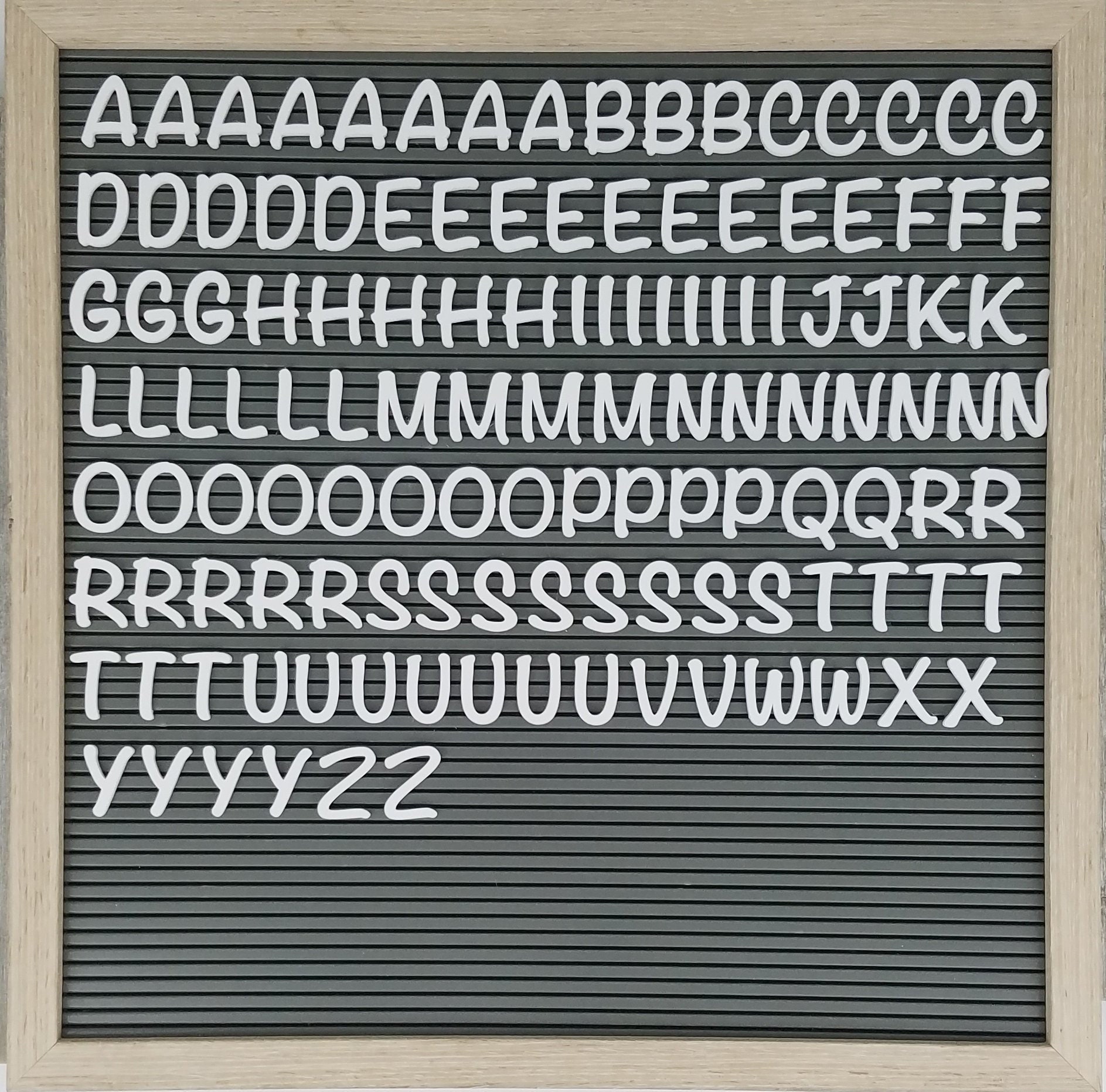 Letter Board Letters-- "Noteworthy" Font--Letter board font…