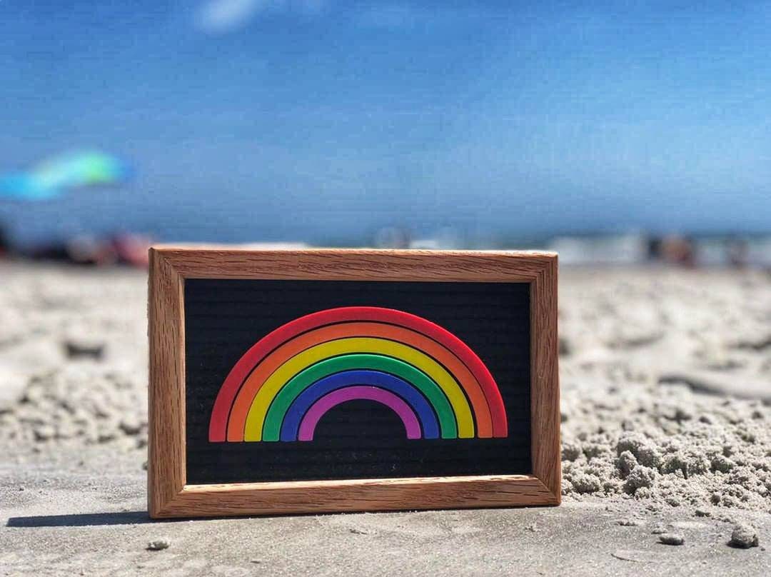 Rainbow letter board icon--letter board accessories--letter board ico…