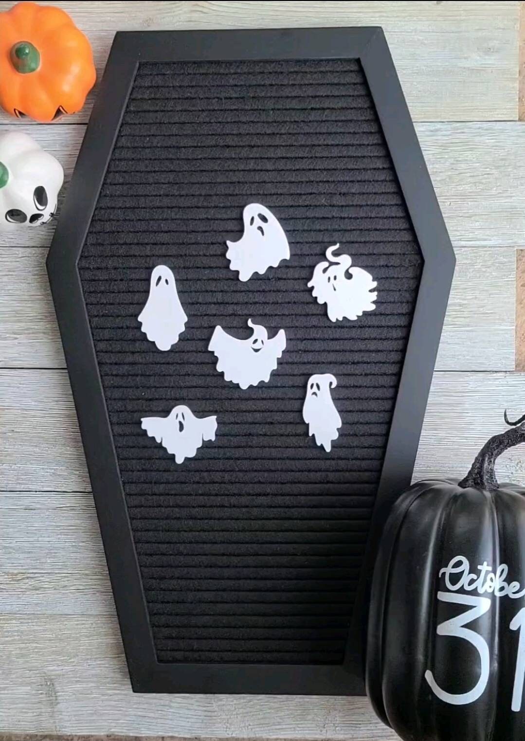 Ghost letter board icons--Halloween letter board icons--halloween dec…