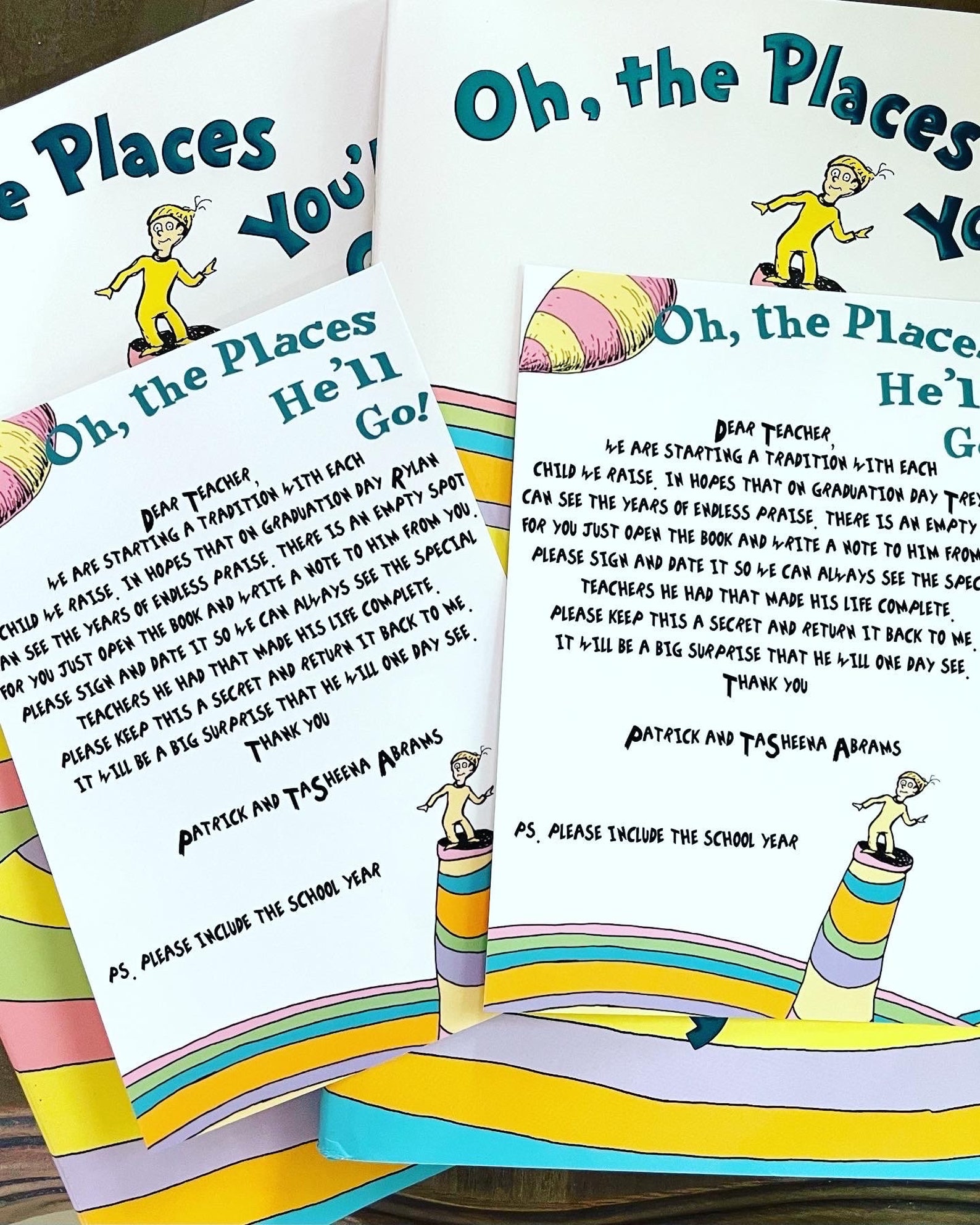 Oh the Place You Will Go, Printable, Back to School, End of School ...
