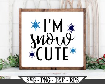 Download I M Snow Cute Svg Etsy