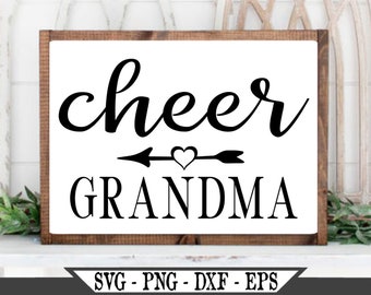 Download Cheer Grandma Svg Etsy