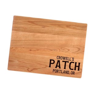 Personalized Patch Cutting Board | Pumpkin Garden Charcuterie Board | Custom Serving Tray | Personalized Housewarming Gift