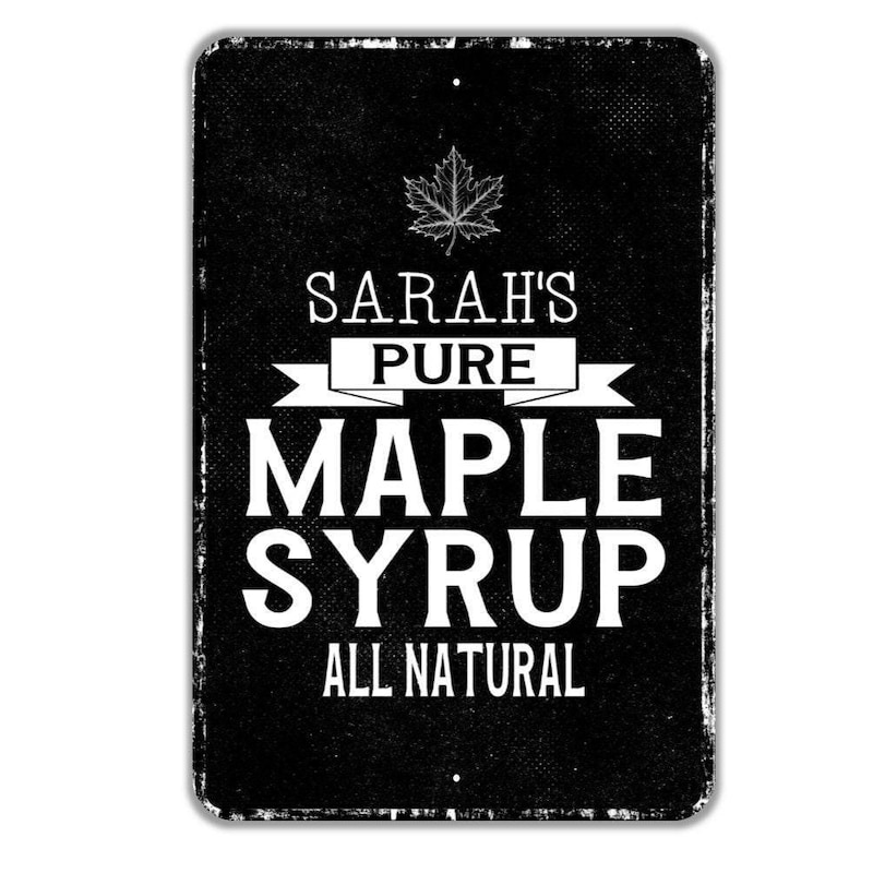 Maple Syrup Sign - Etsy