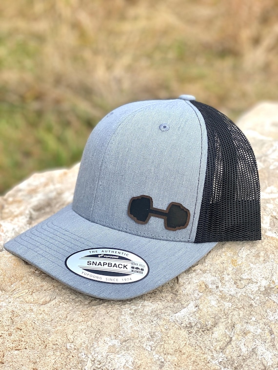 Barbell Hat – Fitness Snapback or Trucker Cap for Weightlifters