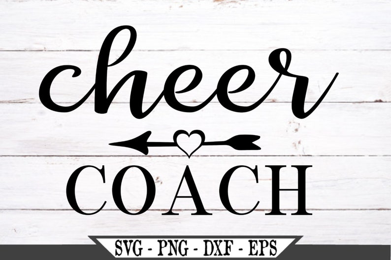 Cheer Coach SVG Cheerleader SVG Vinyl Cutter Cut File For | Etsy