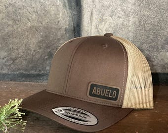 Abuelo Hat – Snapback Trucker Hat for Grandpa – Mesh Back Cap Gift for Spanish Grandfather – Father’s Day or Birthday Gift