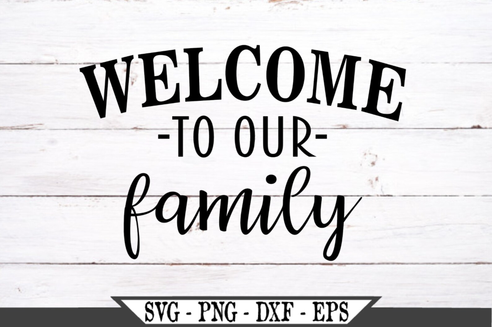 to Our Family SVG Cut File Vector for Vinyl Cutters Etsy