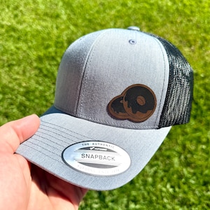 Donuts Trucker Hat – Snapback Patch Cap, Funny Foodie Hat, Engraved Donut Hat, Sweet Gift for Doughnut Lovers