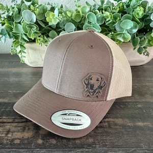 Labrador Retriever Hat Snapback Trucker – Engraved Patch Cap for Dog Lovers, Lab Owners, Hunting Dog Gift, Pet Parent Style