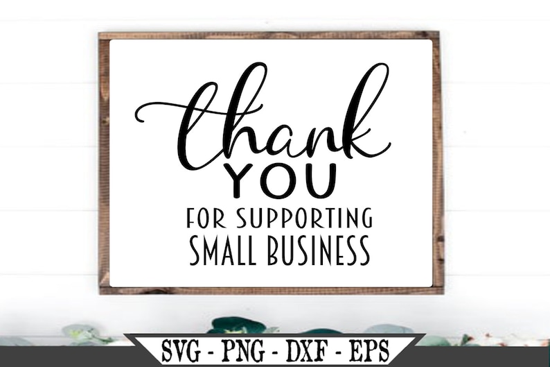 Download Thank You For Supporting My Small Business SVG Vinyl ...