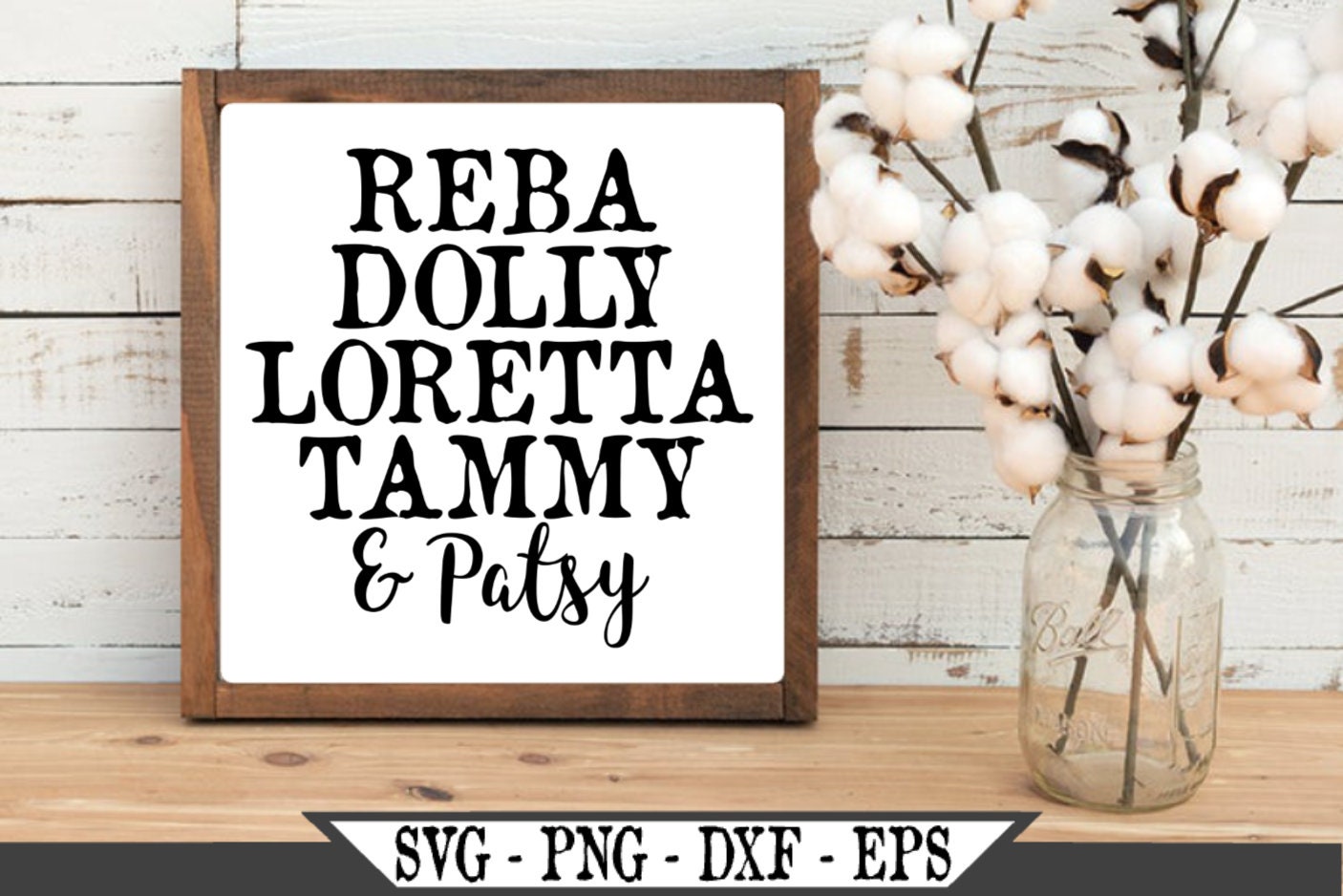 Reba Dolly Loretta Tammy And Patsy SVG Country Music SVG ...